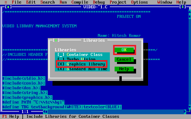 graphics in C